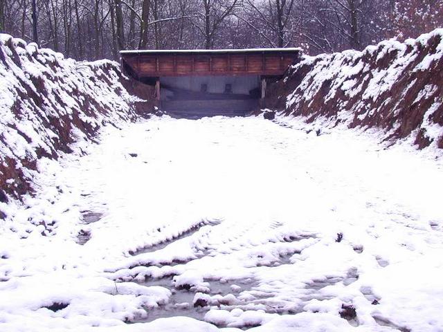 Winterimpressionen vom Umbau der KK-Anlage